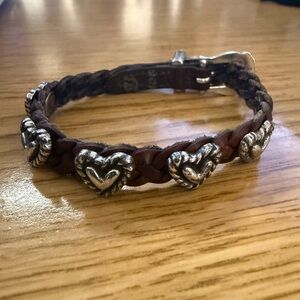 VTG Brighton Braided Roped Heart Bracelet